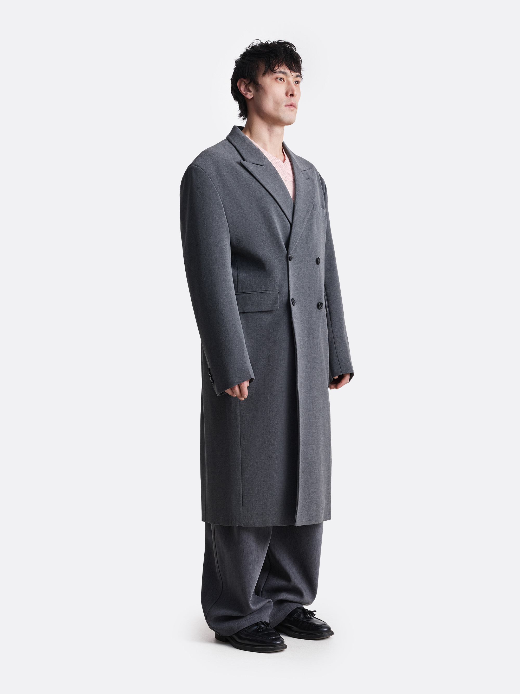 ​Двубортное пальто