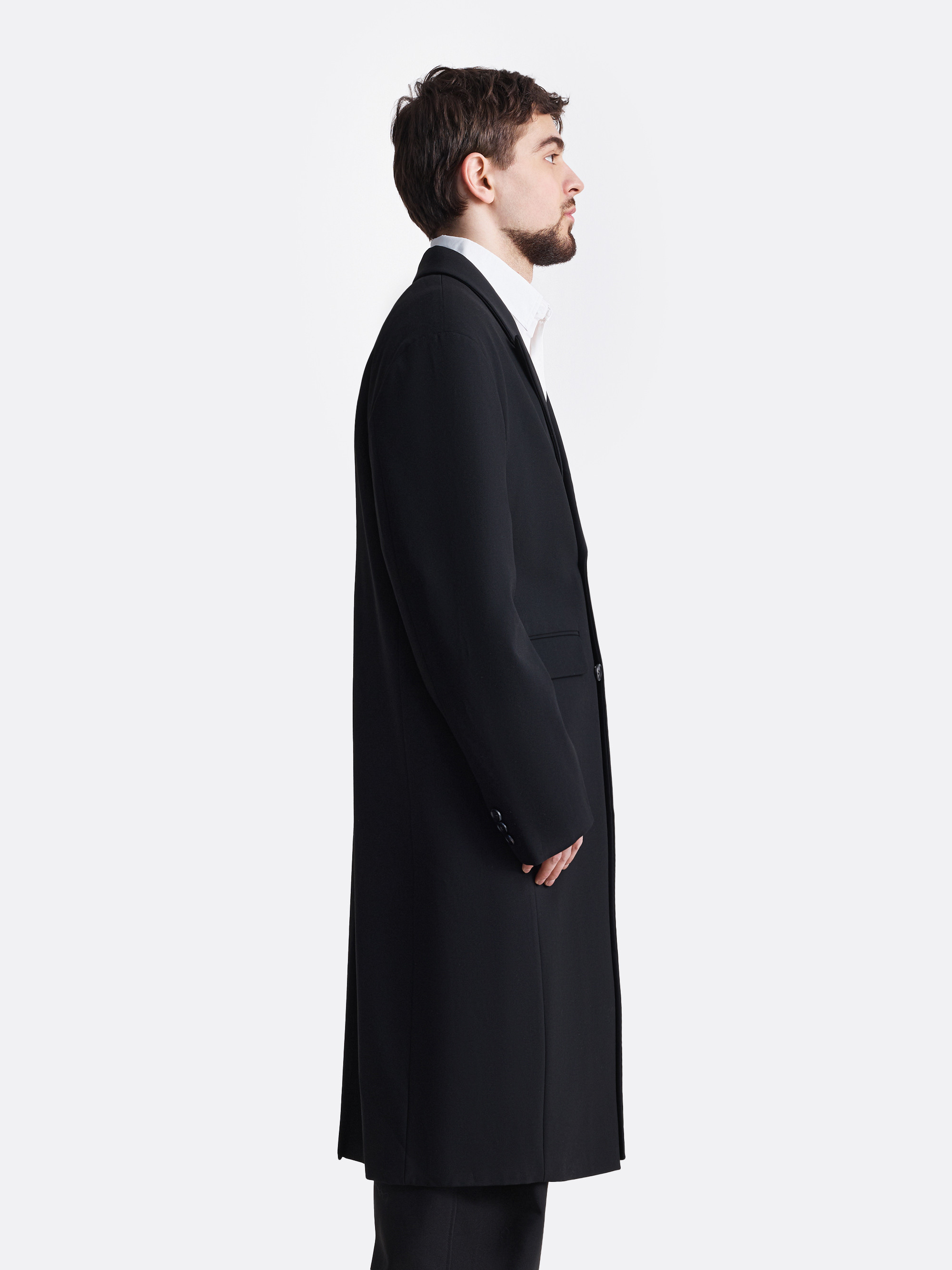 ​Двубортное пальто