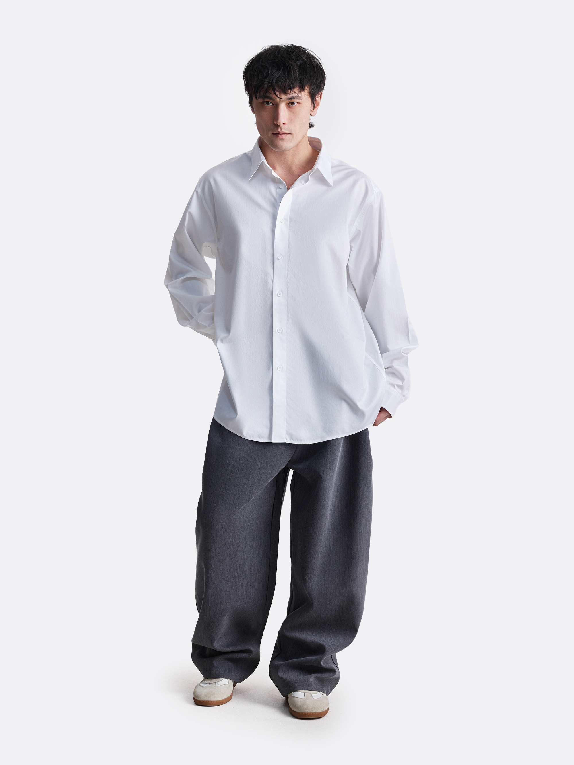 ​Рубашка с потайной вышивкой