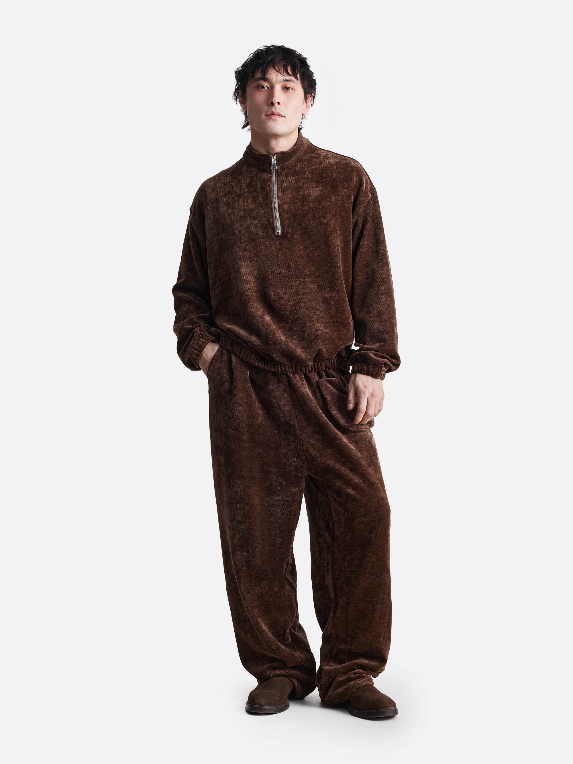 Свитшот из велюра