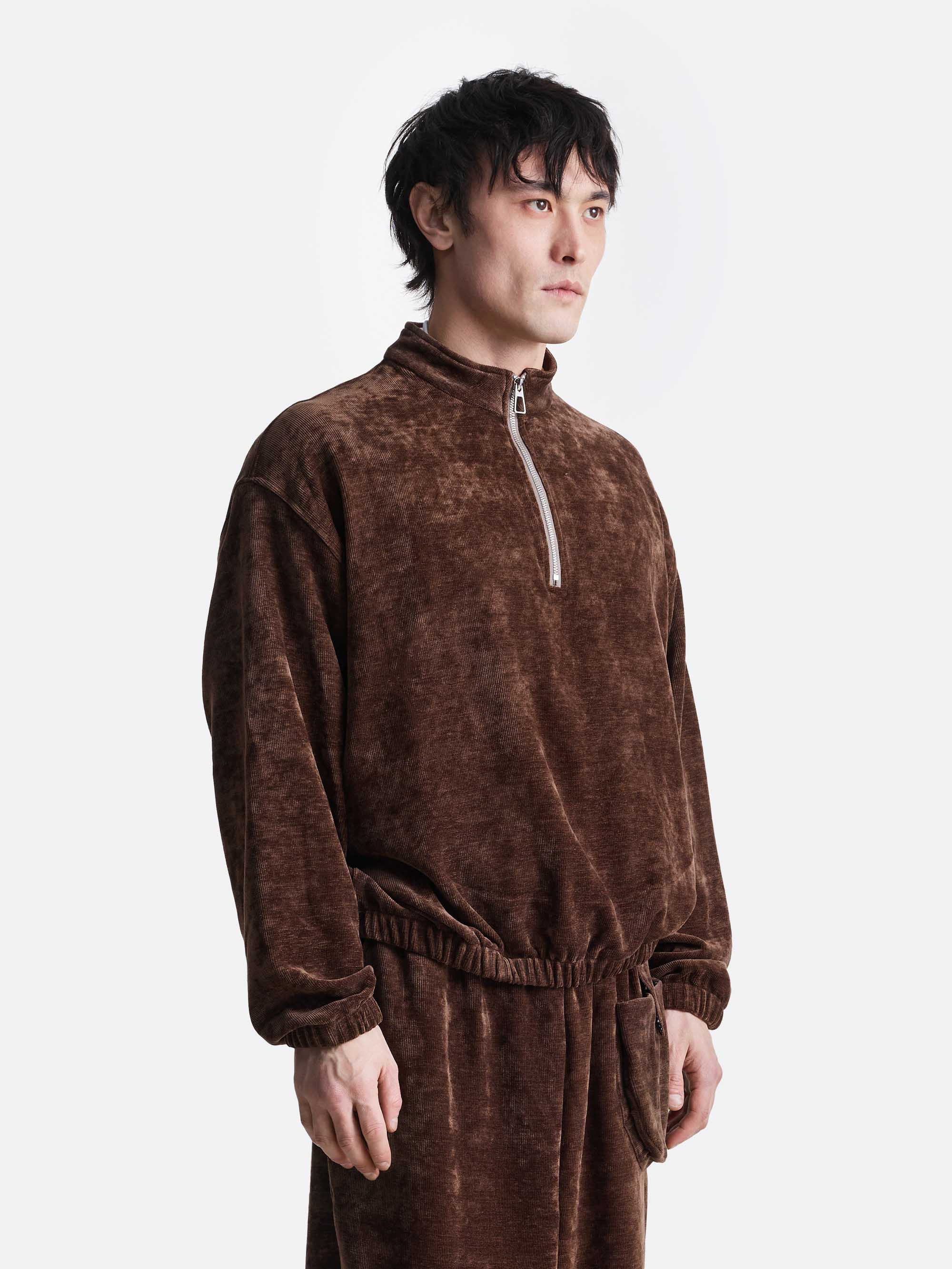 Свитшот из велюра