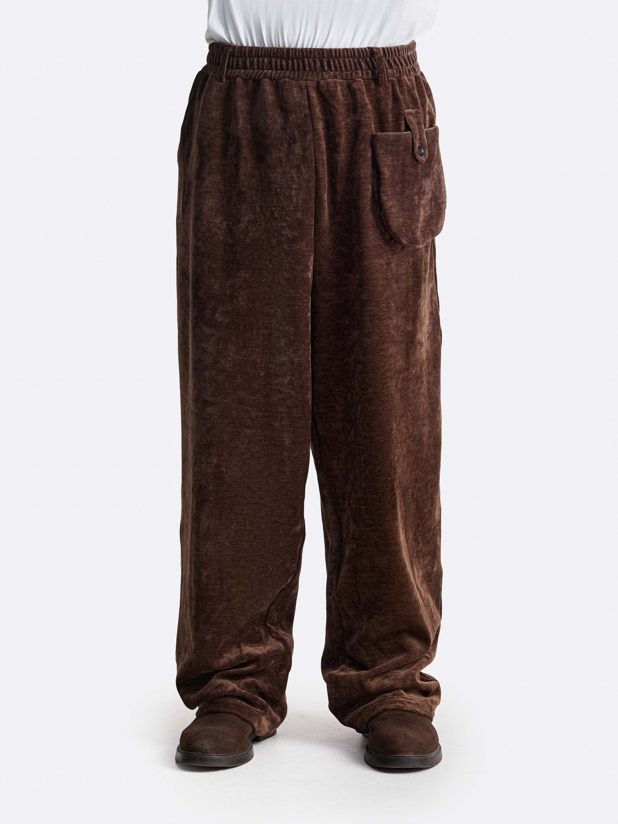 Брюки из велюра