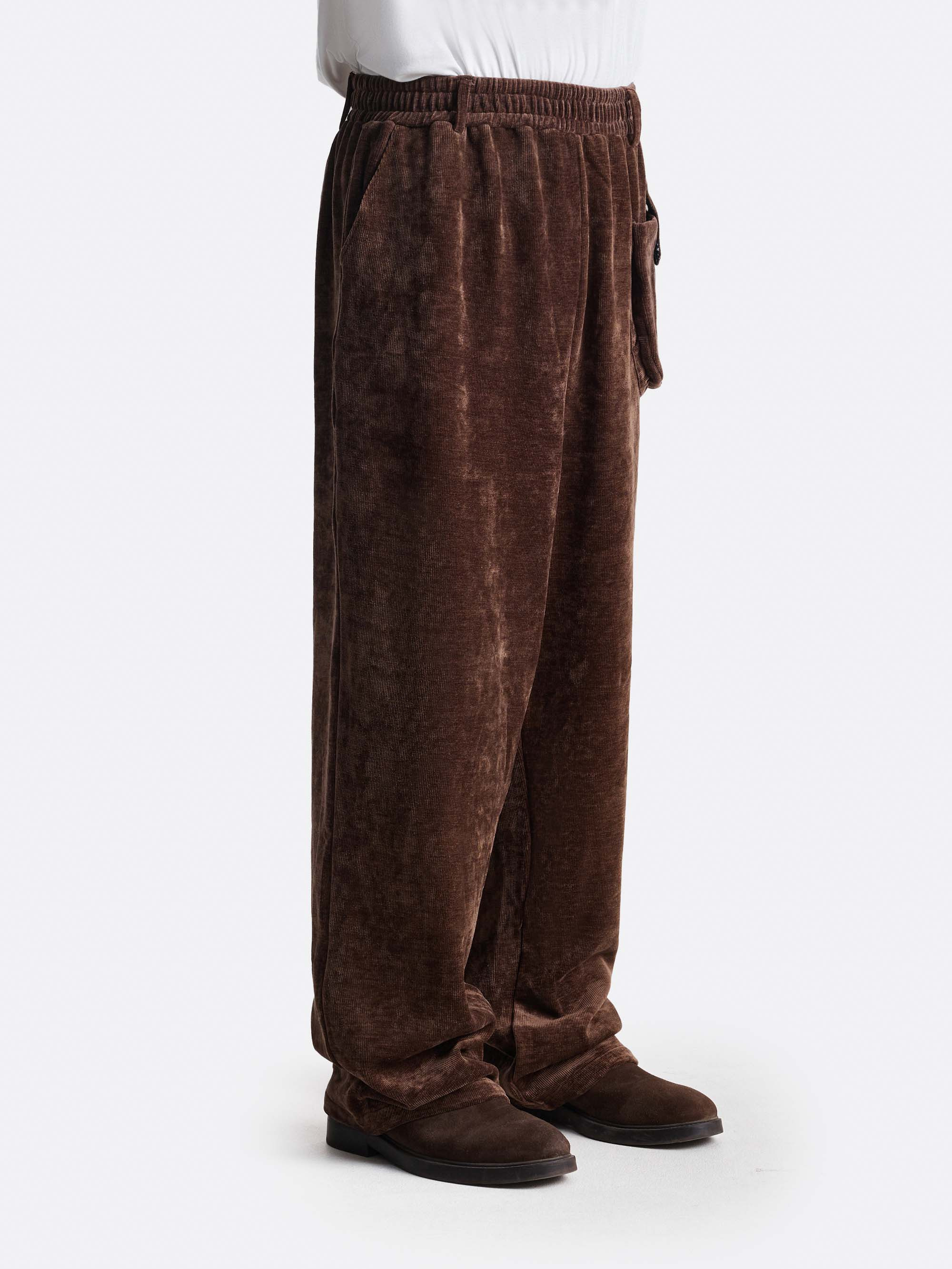 Брюки из велюра