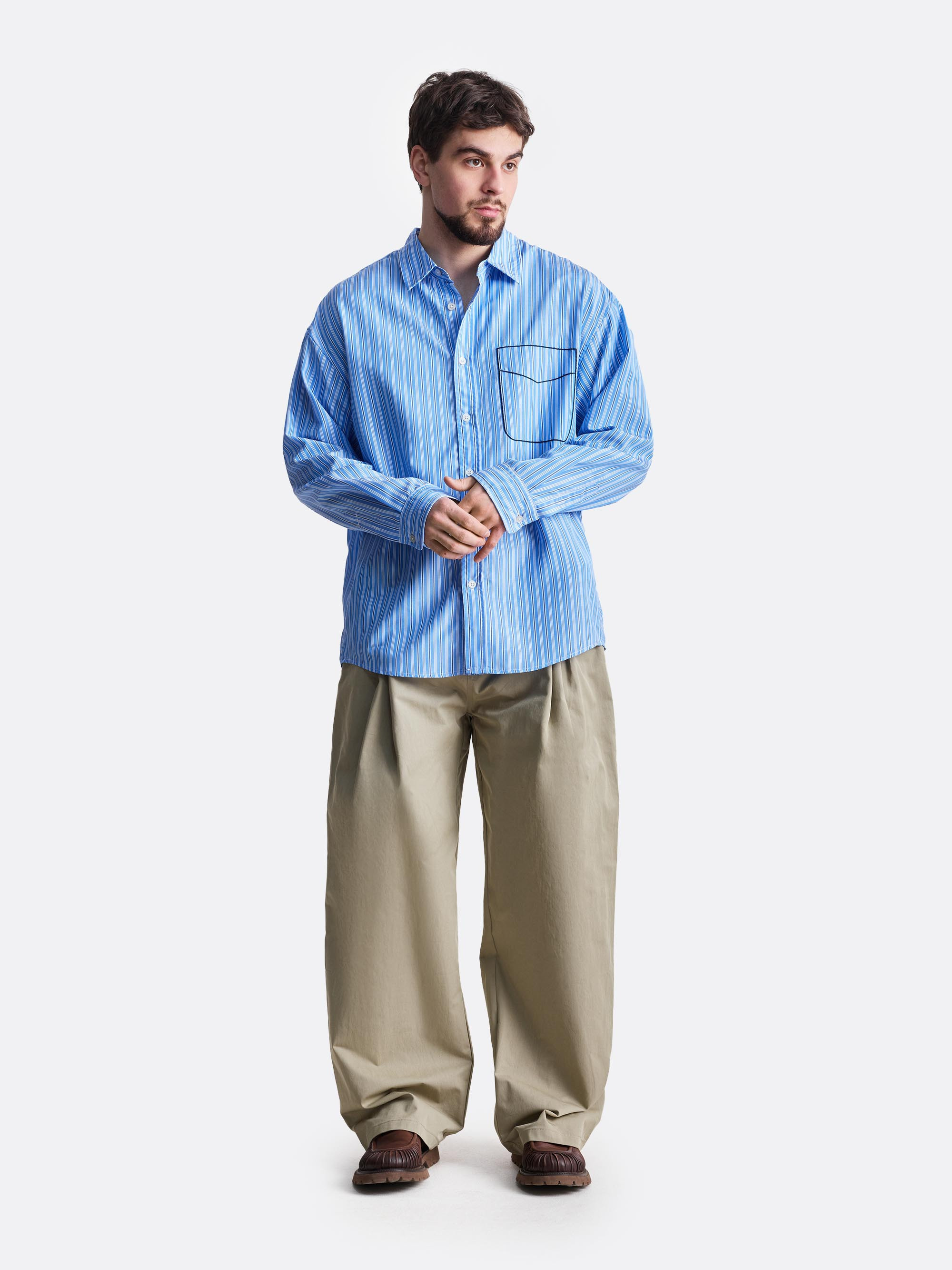 Рубашка в полоску